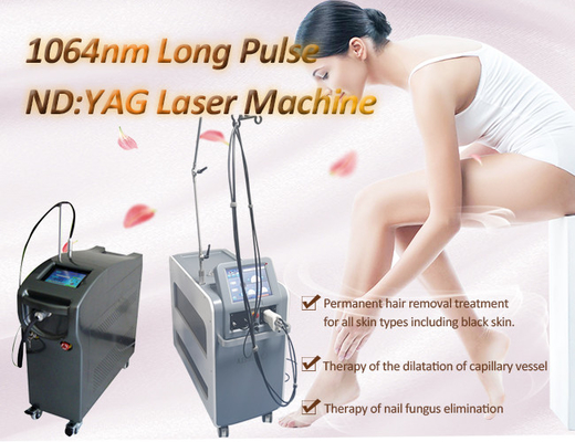 Laser largo del pulso del Nd Yag de la máquina 755nm del laser del Alexandrite del retiro del pelo