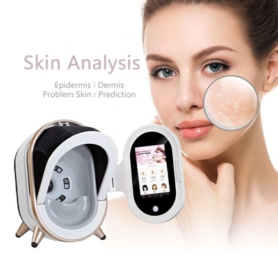 Espejo elegante cosmético con la máquina facial del analizador de la piel del reconocimiento de cara 3d