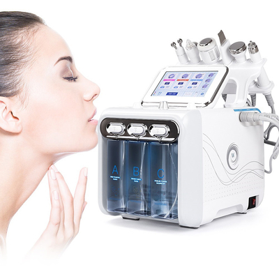 Máquina facial 6 de la belleza de la burbuja micro del oxígeno en 1 máquina de limpiamiento de la piel multifuncional del Hydra