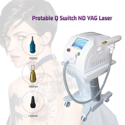 Máquina de c4q conmutado de la belleza del retiro del tatuaje del removedor del pelo del laser del Nd Yag del acuerdo de la ISO 220v del Ce