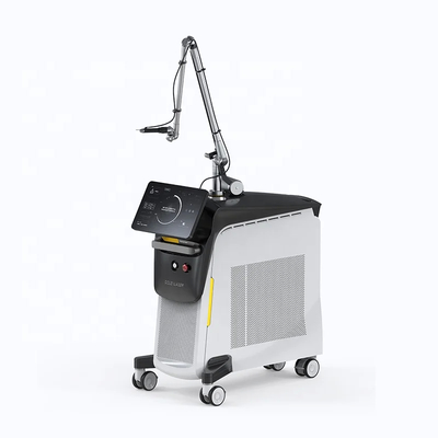 Máquina de eliminación de tatuajes con láser de picosegundos de diodo 655nm ajustable con una potencia de hasta 2000J/cm2